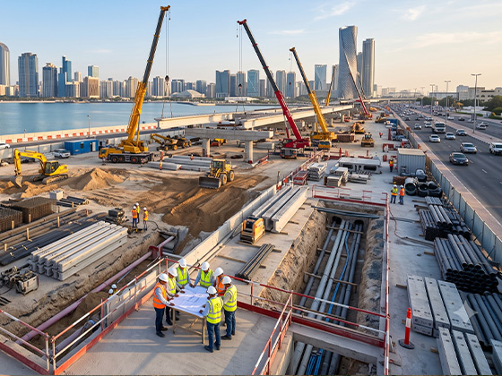 Leverage Group Infrastructure Construction Project in Abu Dhabi